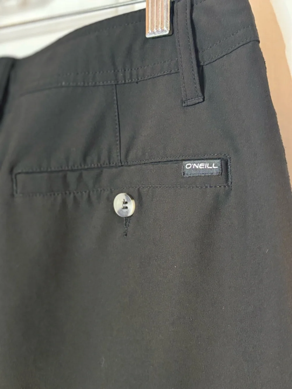 NWOT O'Neill Men's Black Hybrid Board Shorts land or water size 32